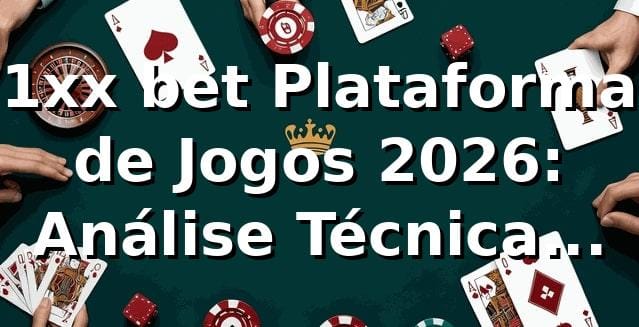 1xx bet Plataforma de Jogos 2026: Análise Técnica Completa 🎮